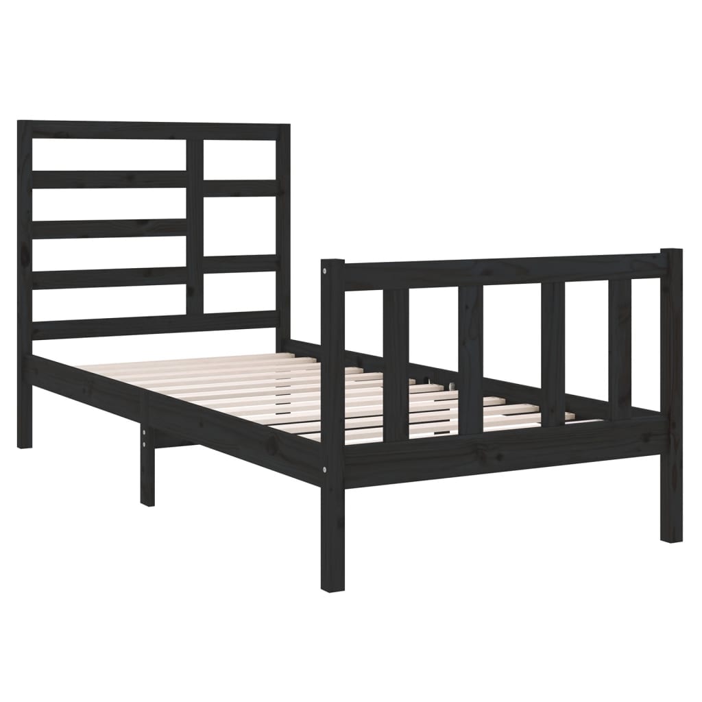 Bedframe massief hout 120x190 cm