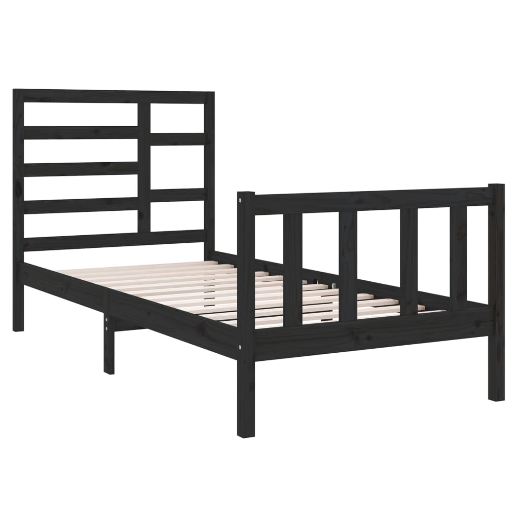 Bedframe massief hout 90x190 cm