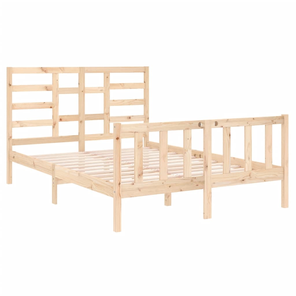 Bedframe massief hout 90x190 cm