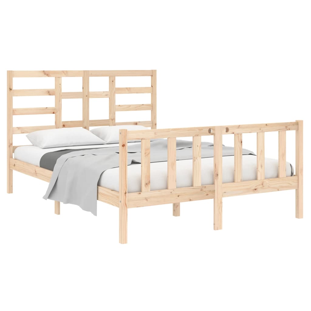 Bedframe massief hout 120x190 cm