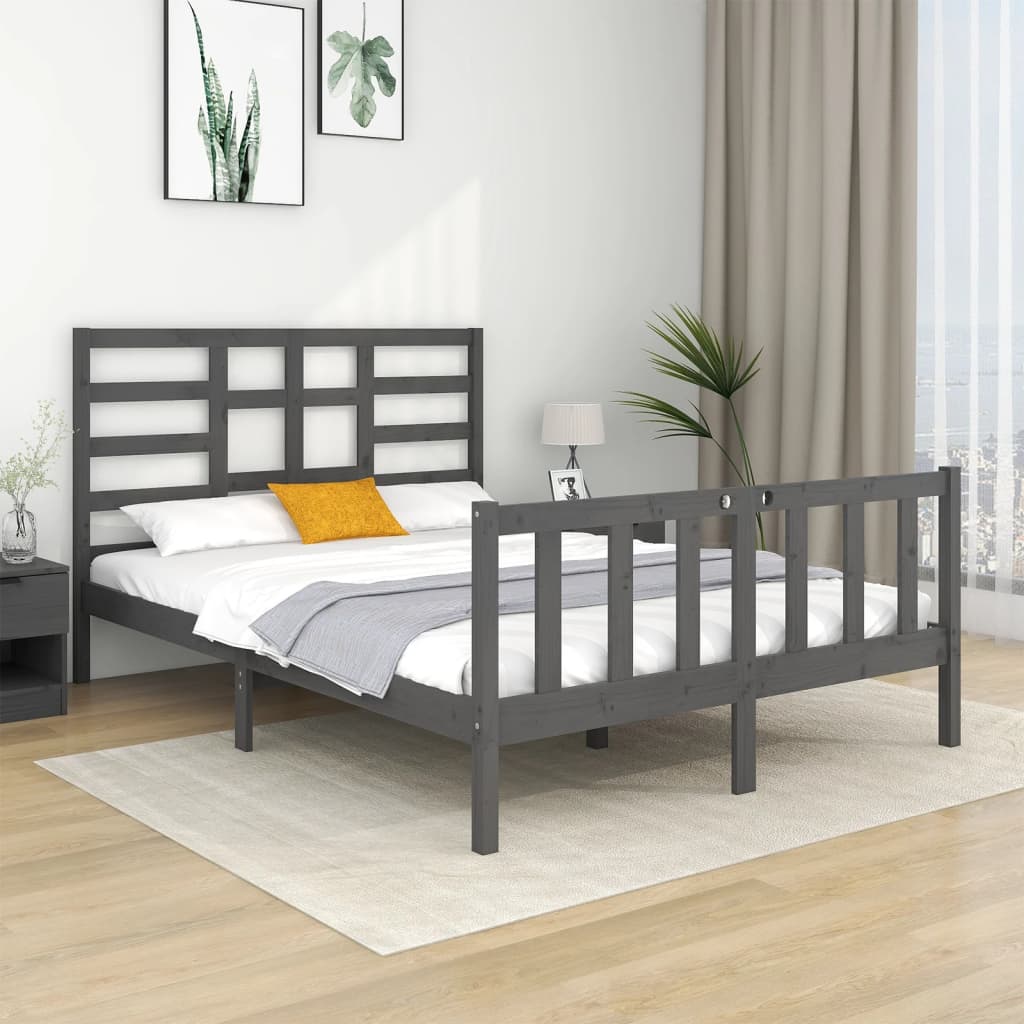 Bedframe massief hout 90x190 cm