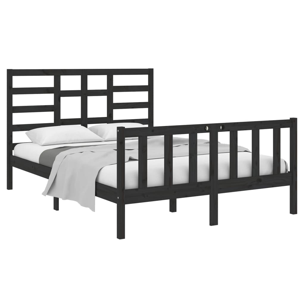 Bedframe massief hout 90x190 cm