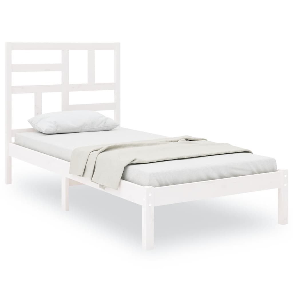 Bedframe massief hout 100x200 cm