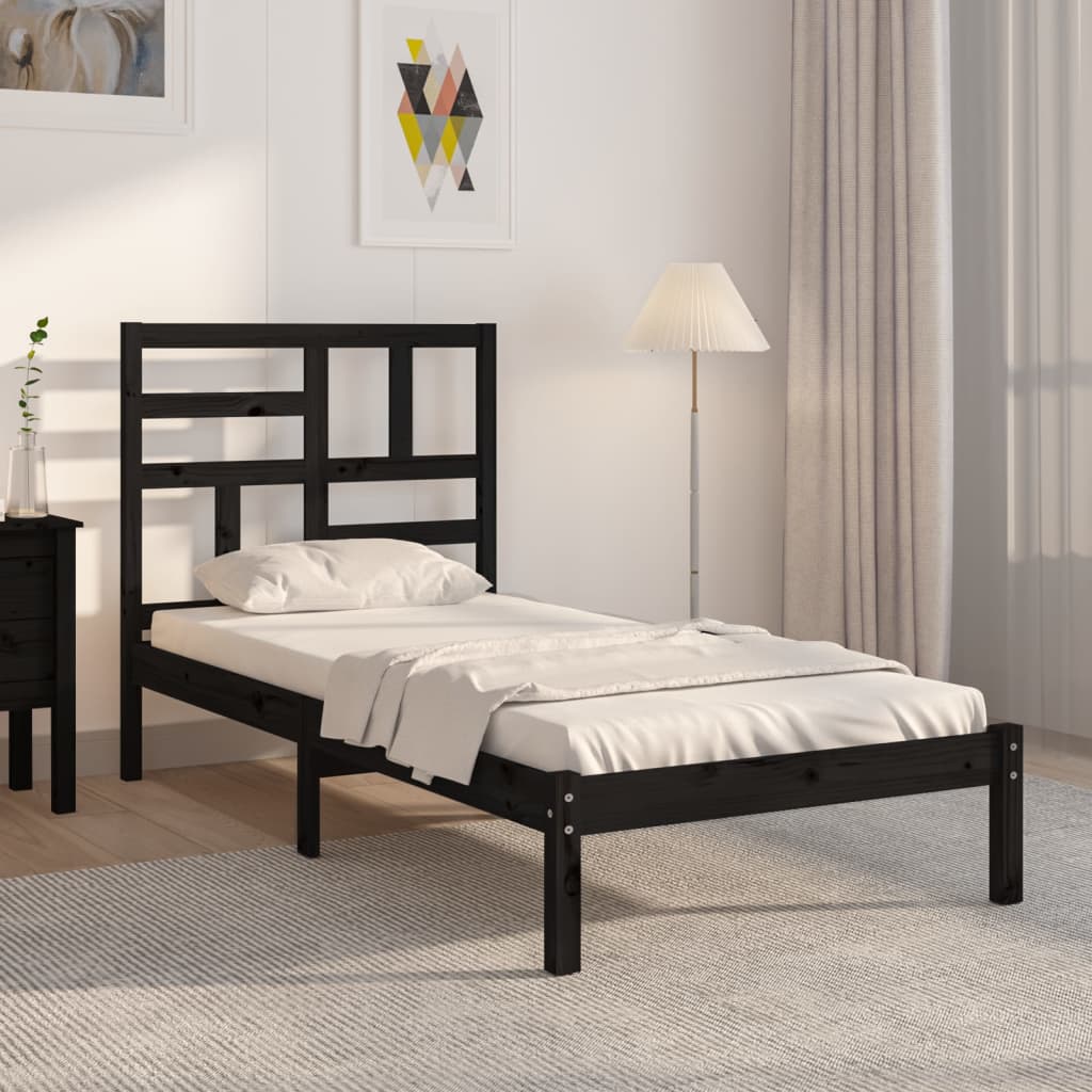 Bedframe massief hout 100x200 cm