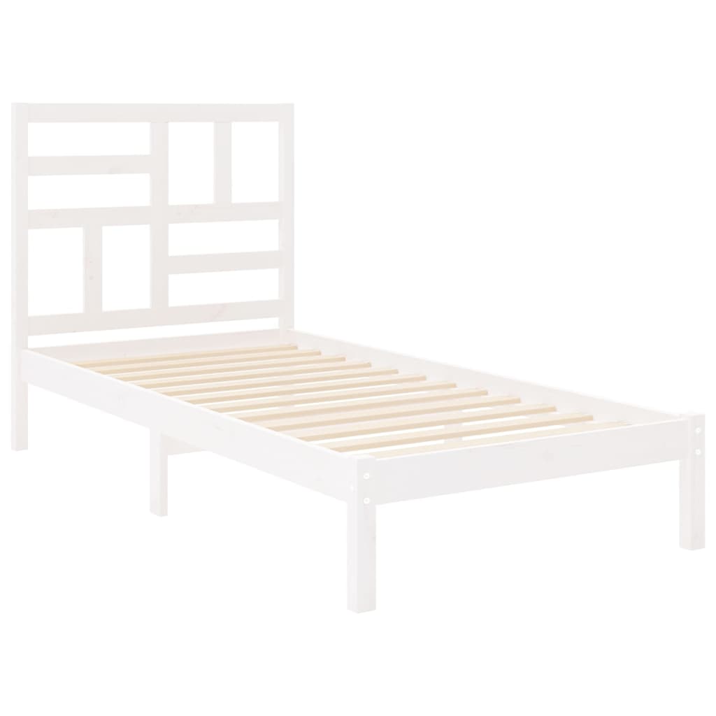 Bedframe massief hout 100x200 cm