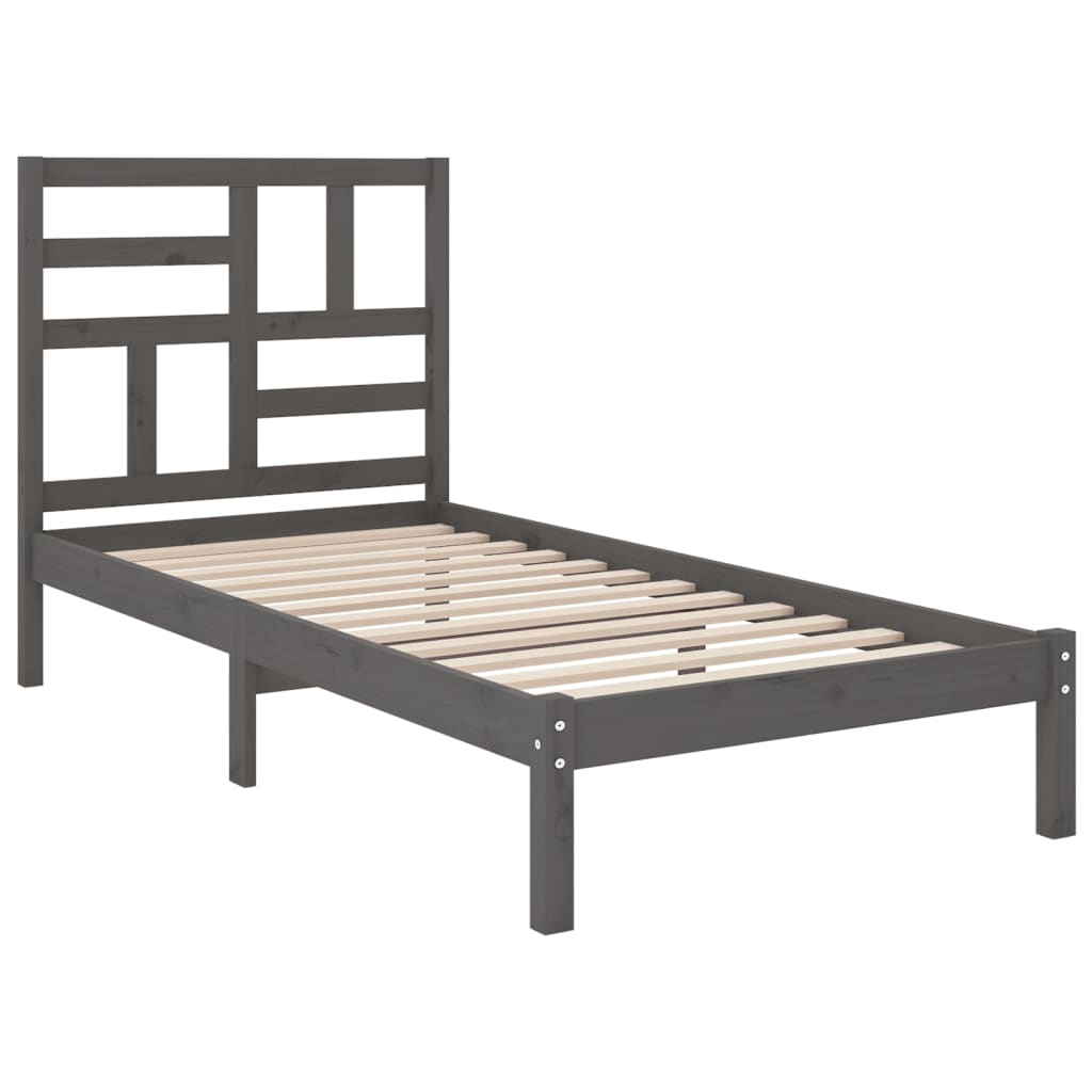 Bedframe massief hout 100x200 cm