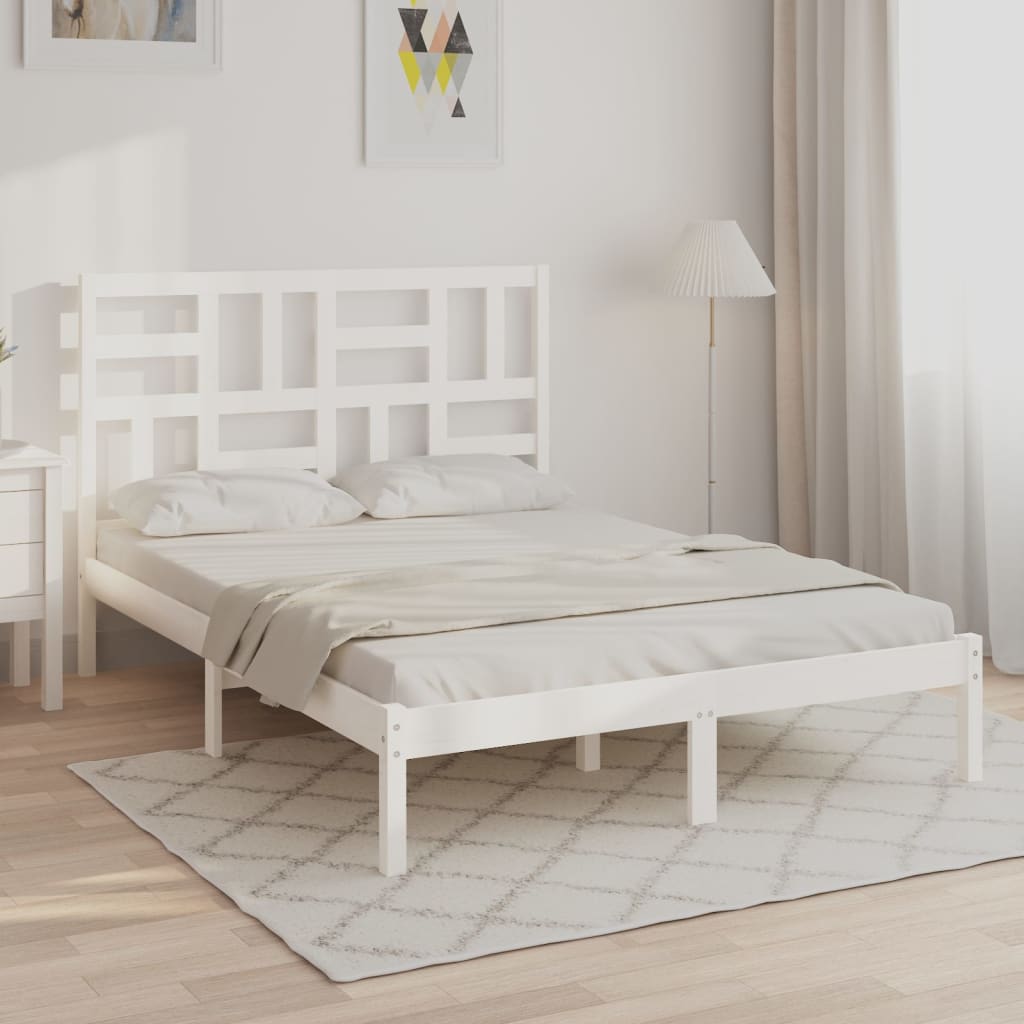 Bedframe massief hout 100x200 cm