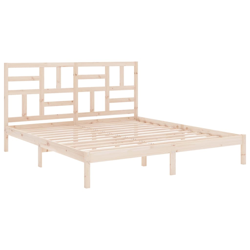 Bedframe massief hout 100x200 cm