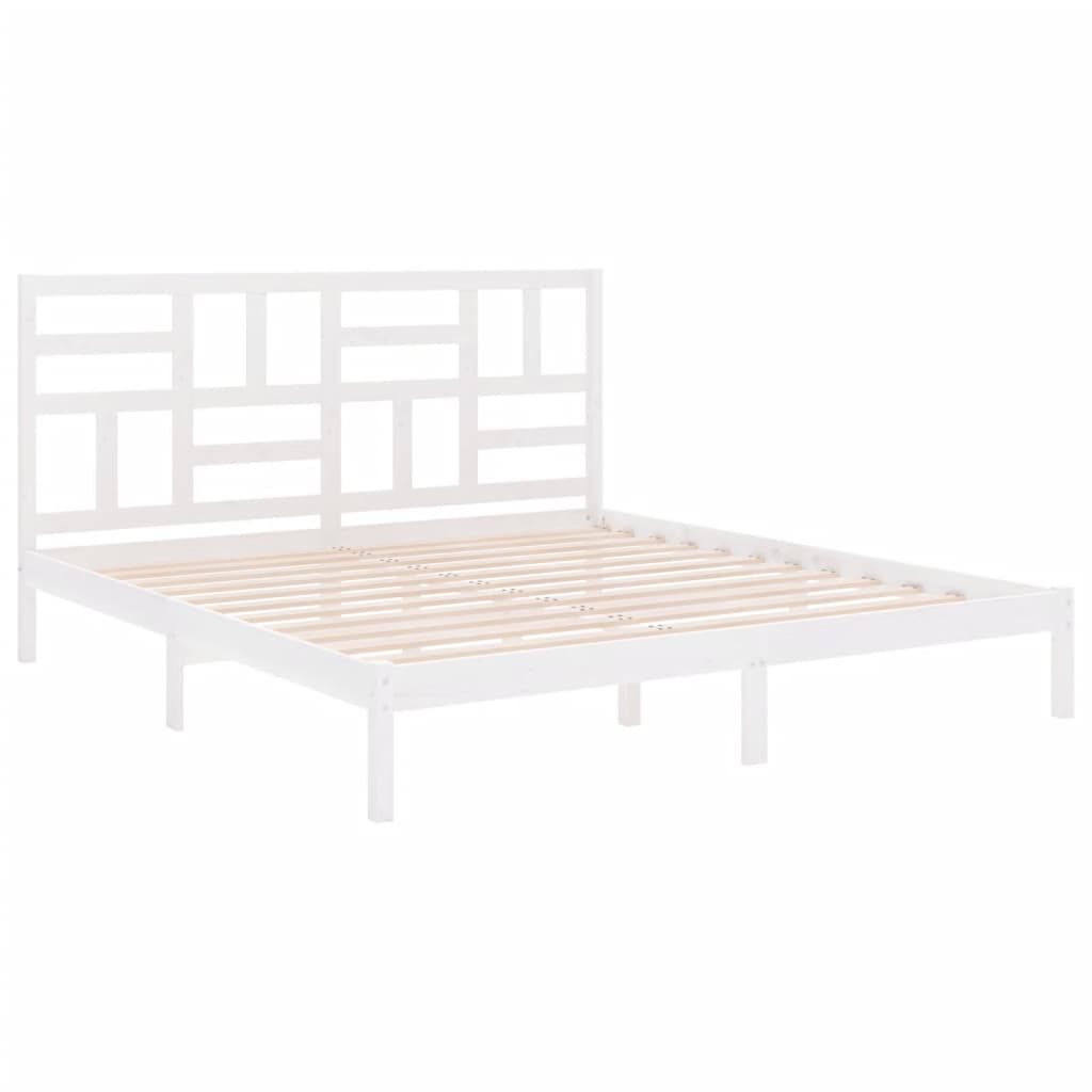 Bedframe massief hout 100x200 cm