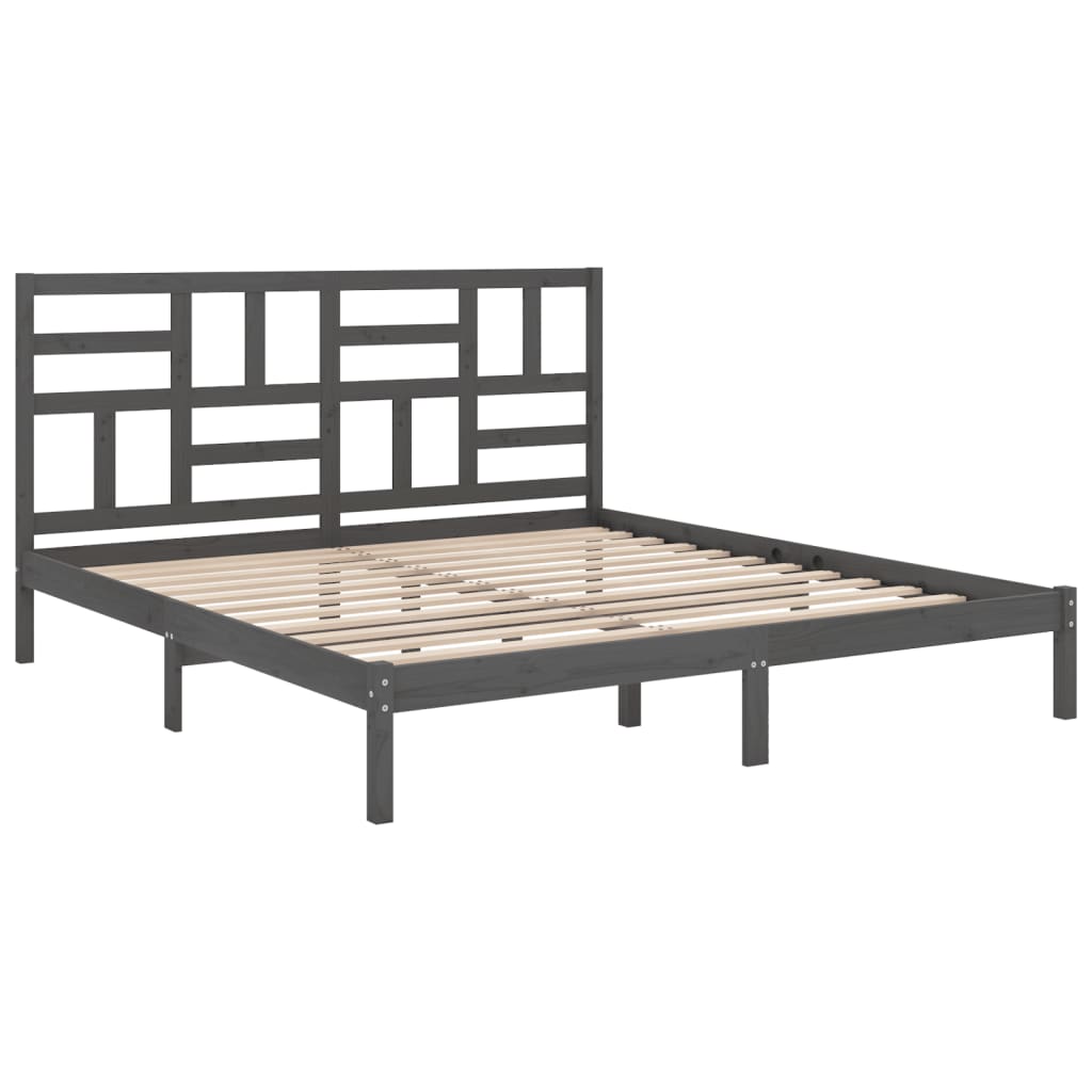 Bedframe massief hout 100x200 cm