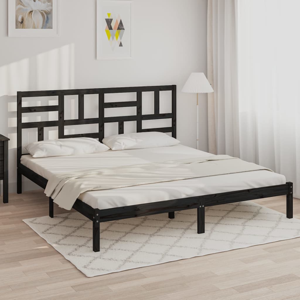 Bedframe massief hout 100x200 cm