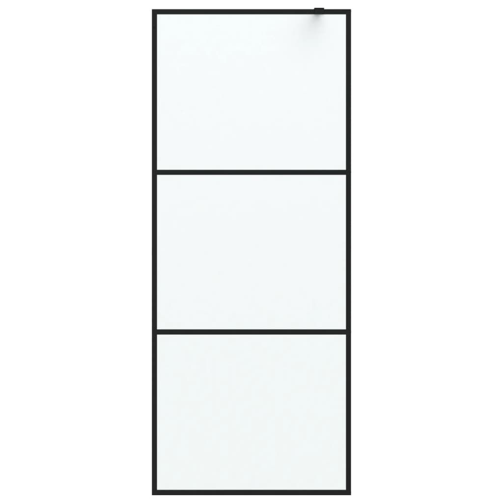 Inloopdouchewand 100x195 cm ESG-glas transparant en