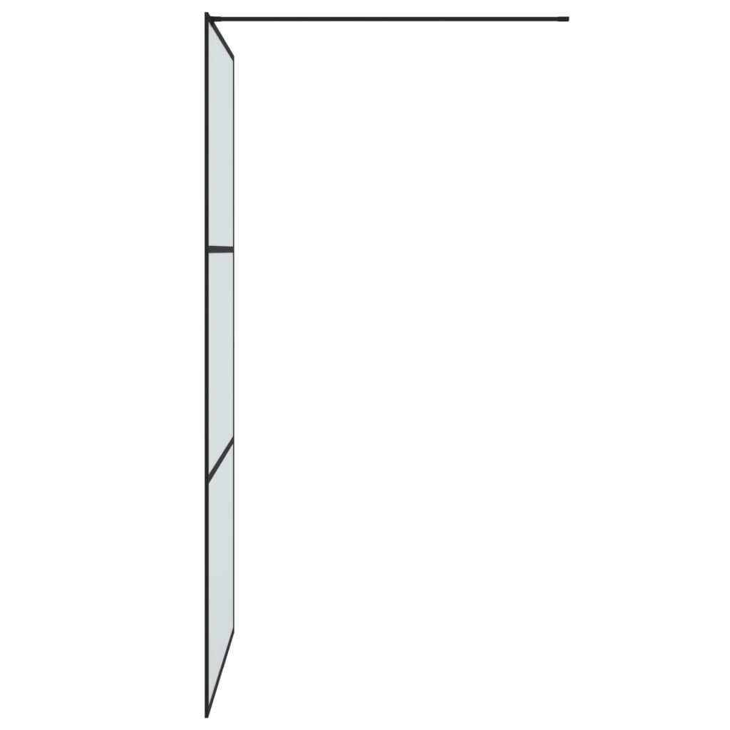 Inloopdouchewand 90x195 cm ESG-glas transparant en