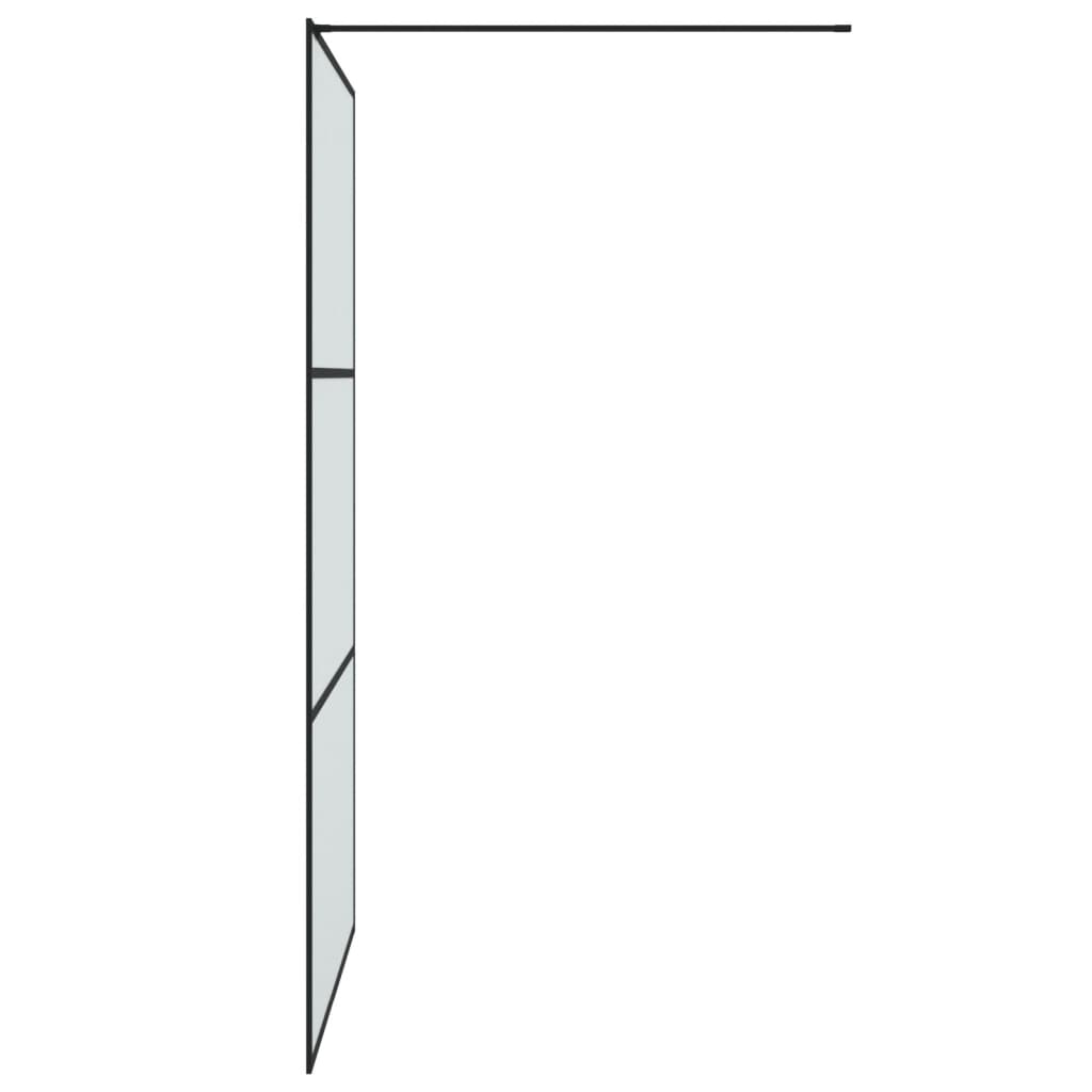 Inloopdouchewand 90x195 cm ESG-glas transparant en