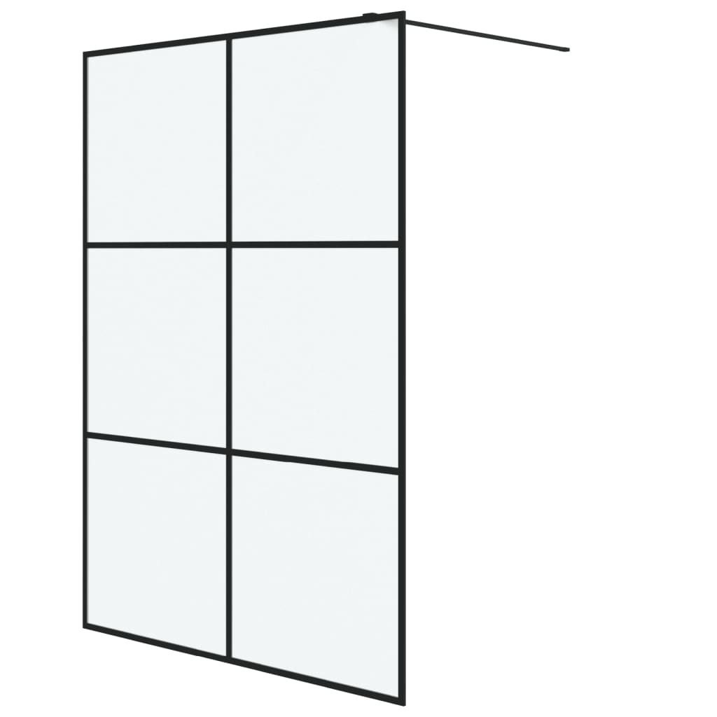 Inloopdouchewand 90x195 cm ESG-glas transparant en