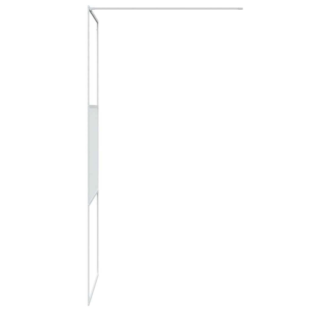 Inloopdouchewand 90x195 cm ESG-glas transparant en