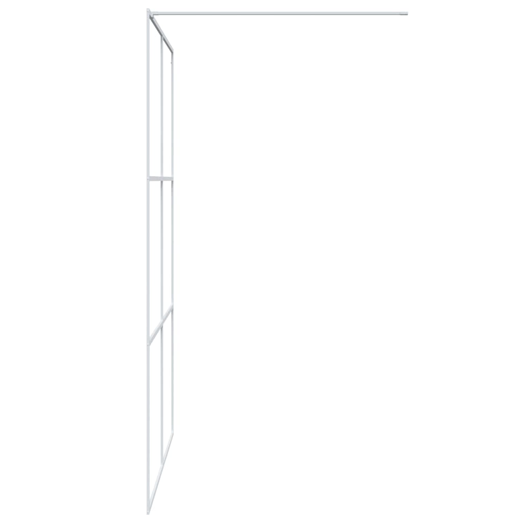 Inloopdouchewand 90x195 cm ESG-glas transparant en