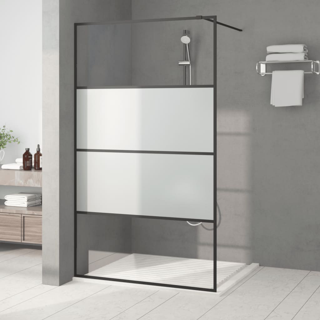 Paroi de douche à l'italienne 80x195 cm verre ESG transparent