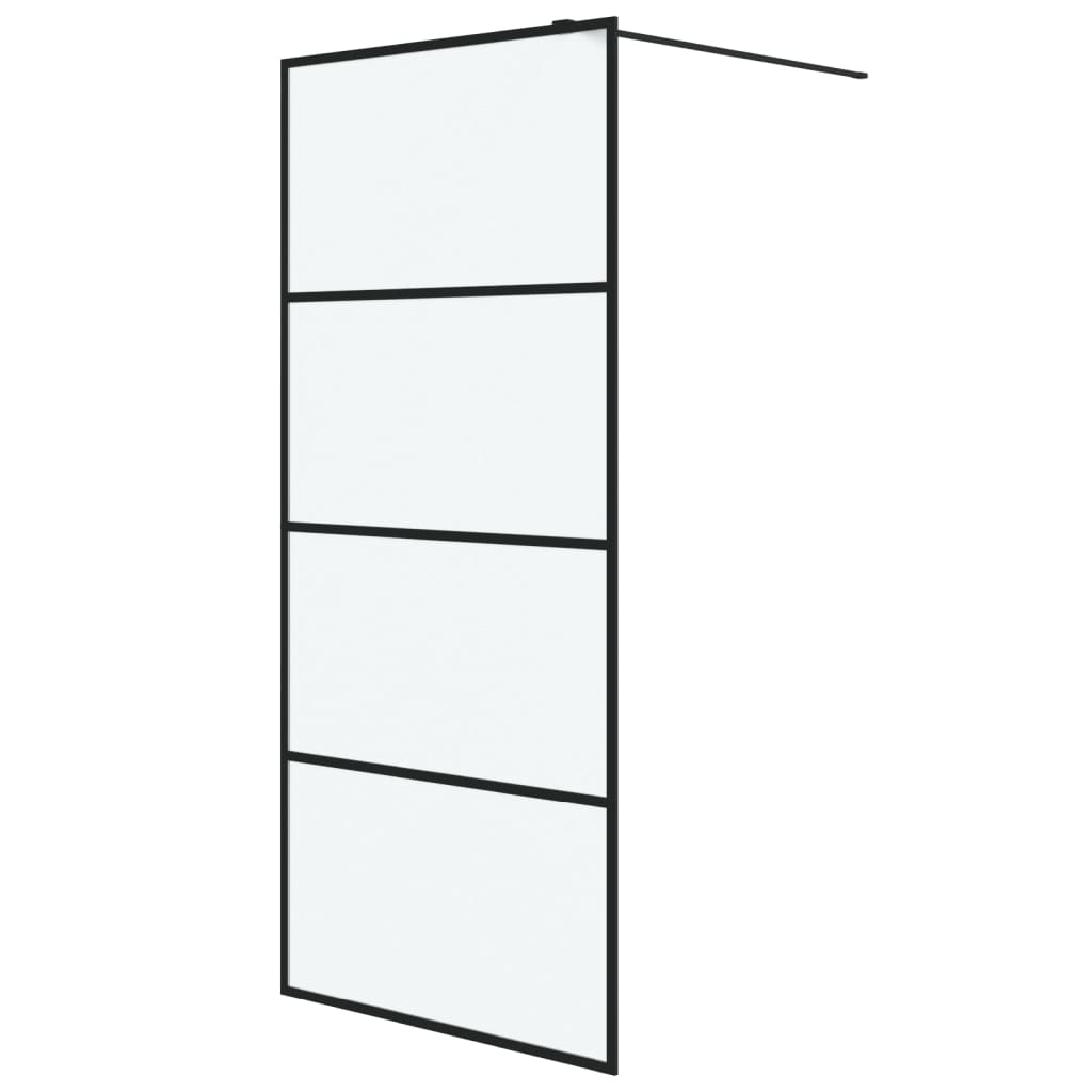 Inloopdouchewand 80x195 cm transparant ESG-glas