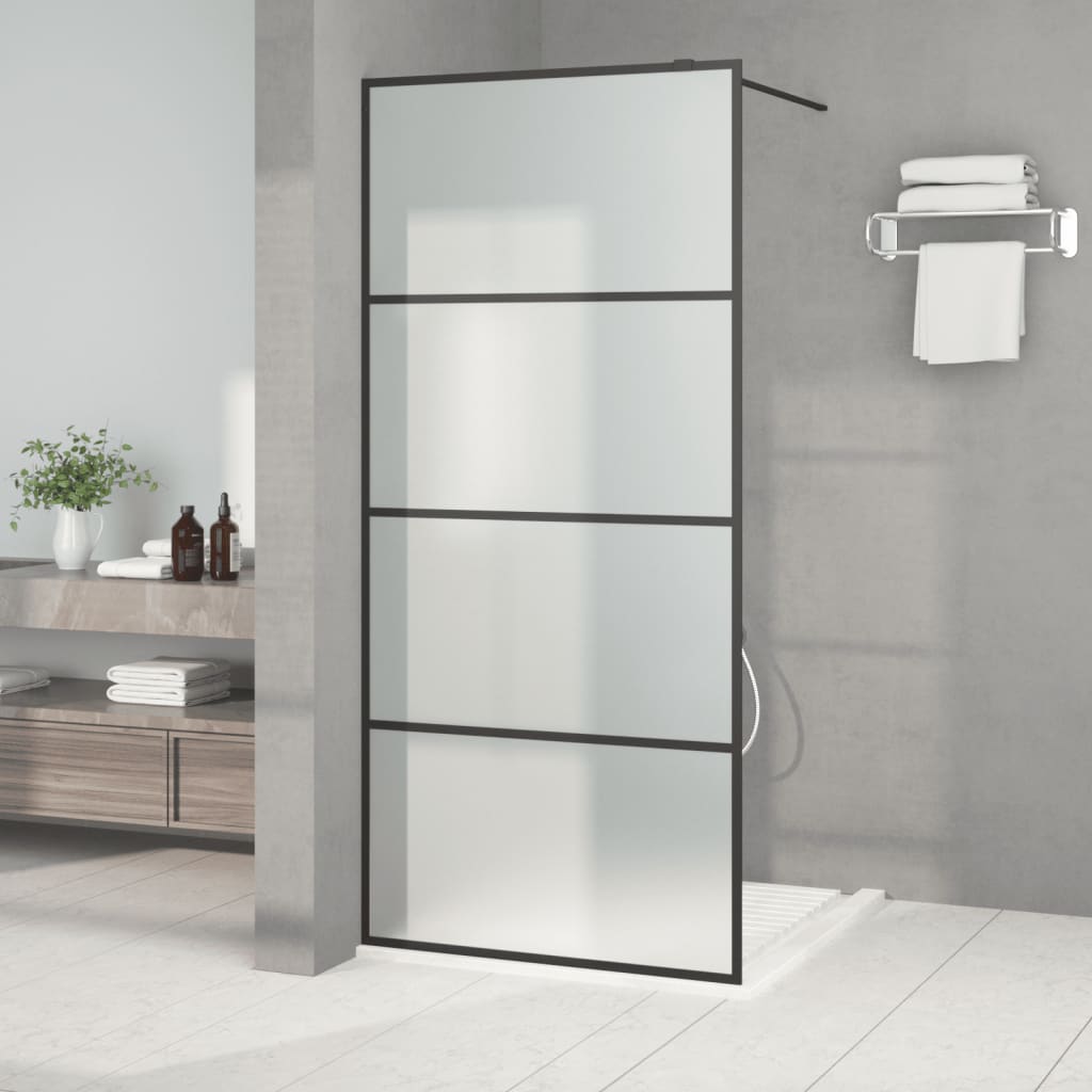 Inloopdouchewand 80x195 cm transparant ESG-glas