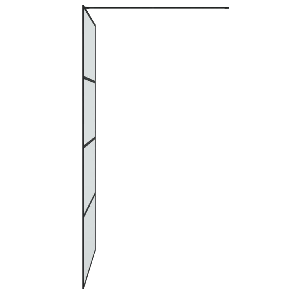 Inloopdouchewand 80x195 cm transparant ESG-glas