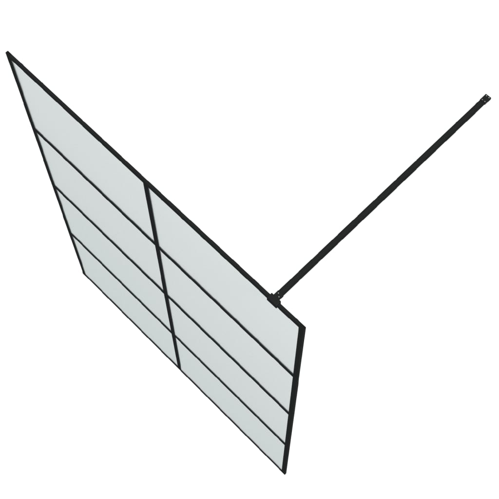 Inloopdouchewand 80x195 cm transparant ESG-glas