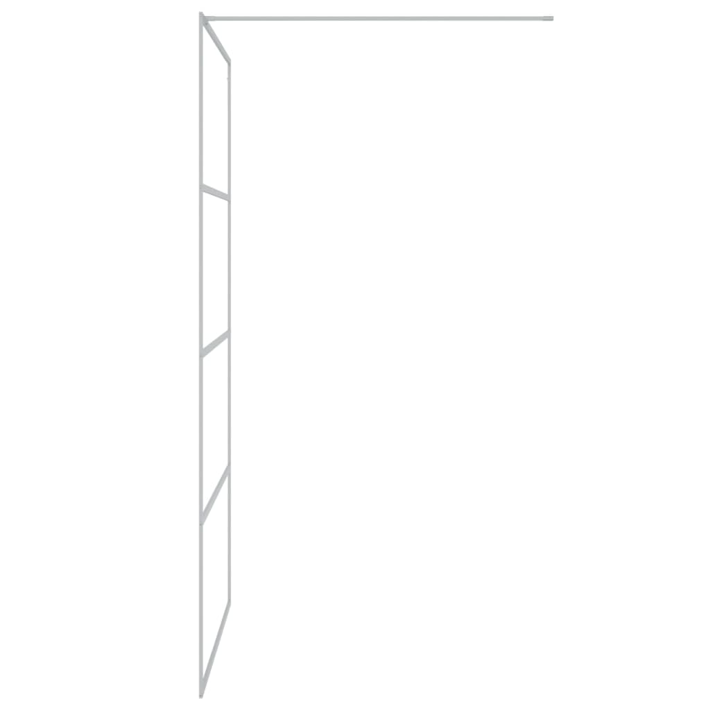 Inloopdouchewand 80x195 cm transparant ESG-glas