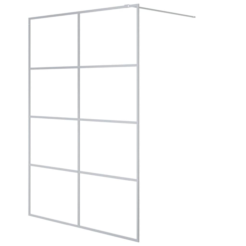 Inloopdouchewand 80x195 cm transparant ESG-glas