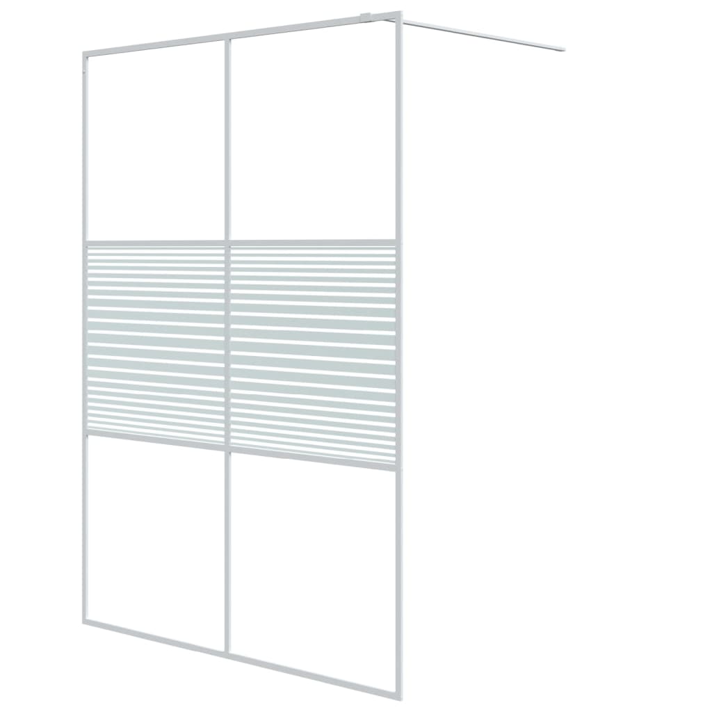 Inloopdouchewand 90x195 cm ESG-glas transparant en