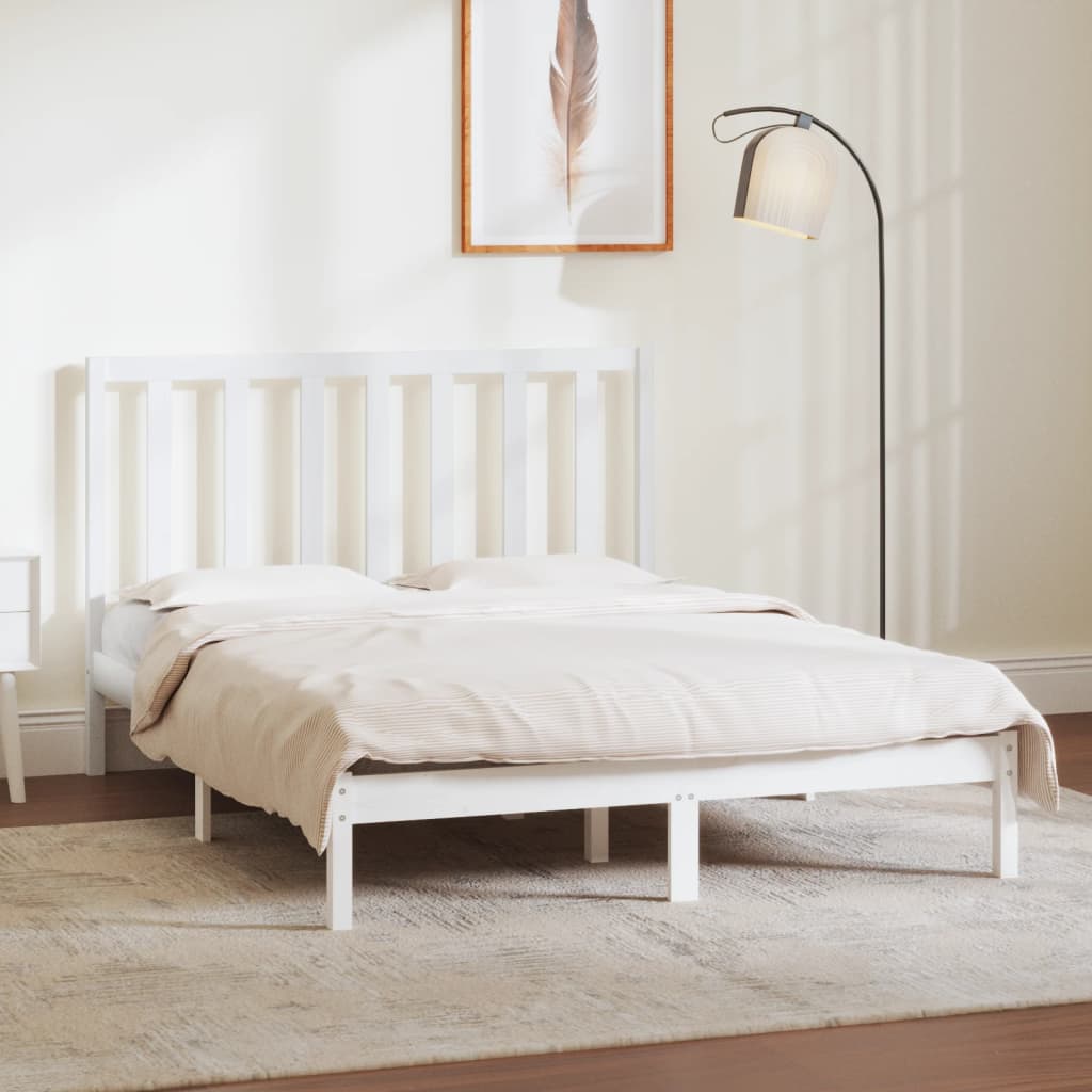 Bedframe massief grenenhout 135x190 cm