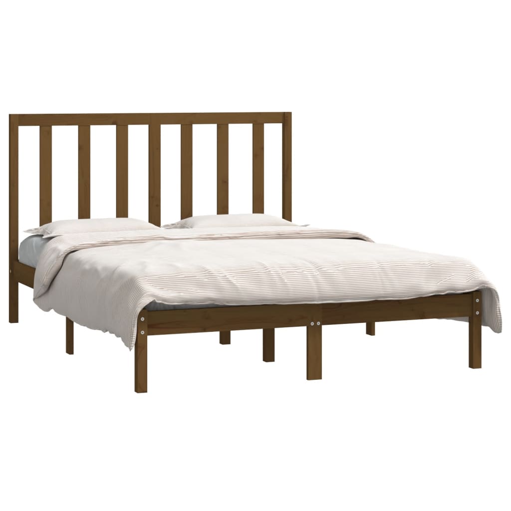 Bedframe massief grenenhout 140x190 cm