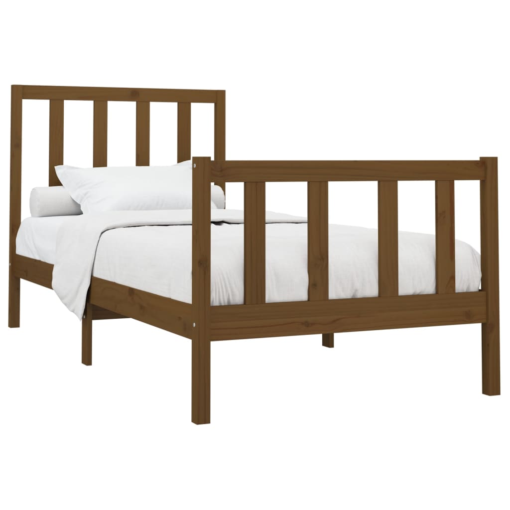 Bedframe massief grenenhout 140x200 cm