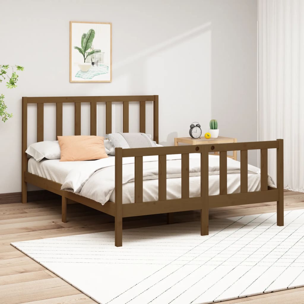 Bedframe massief grenenhout 140x200 cm