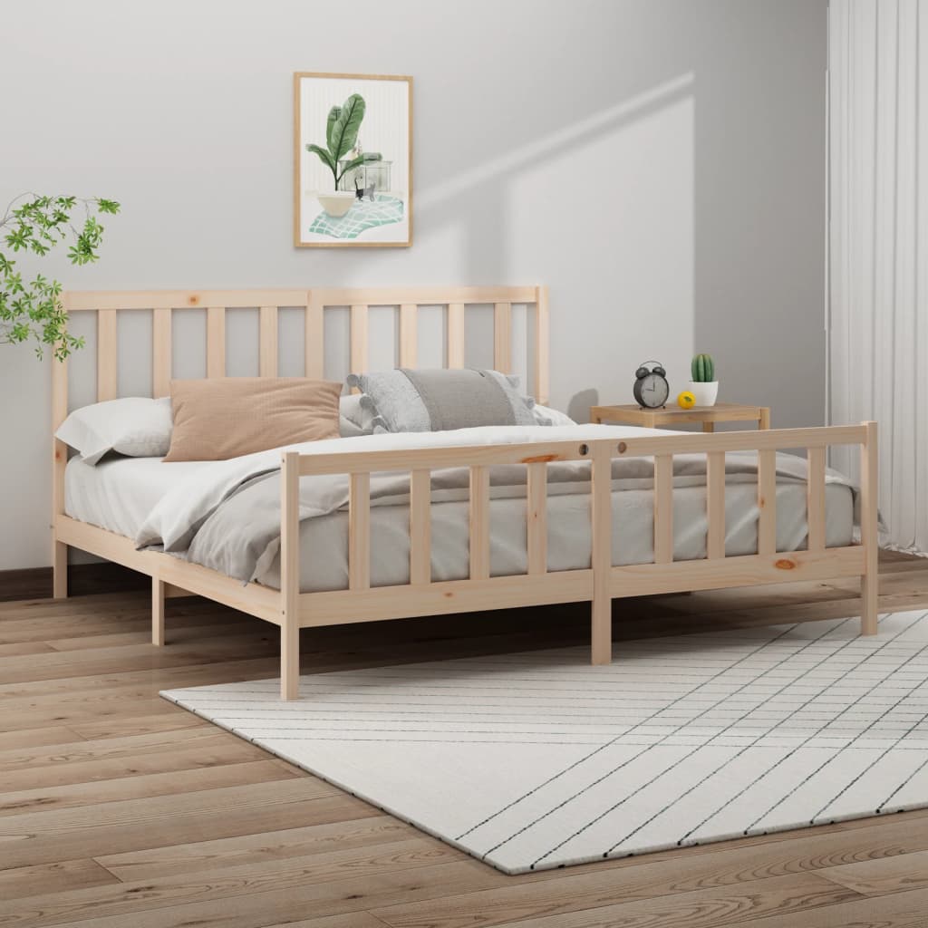 Bedframe massief grenenhout 160x200 cm