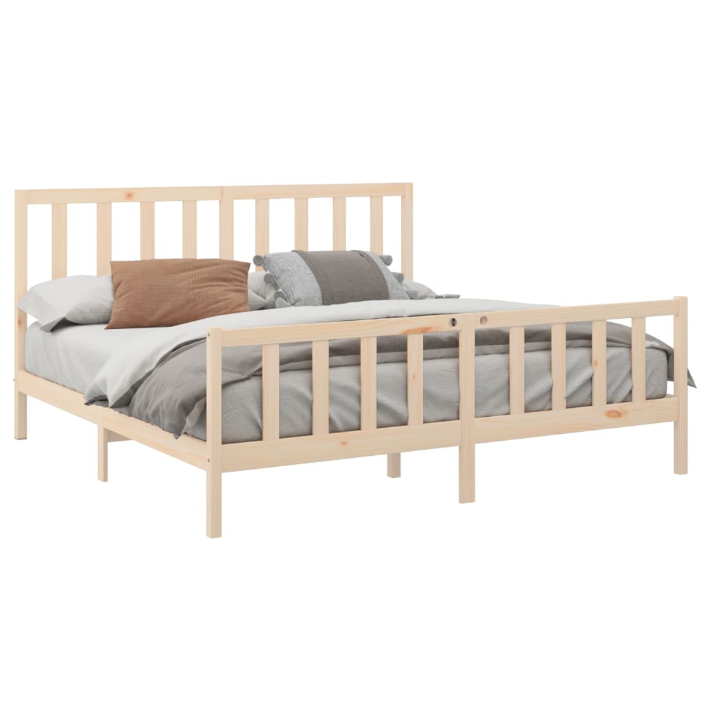 Bedframe massief grenenhout 140x200 cm