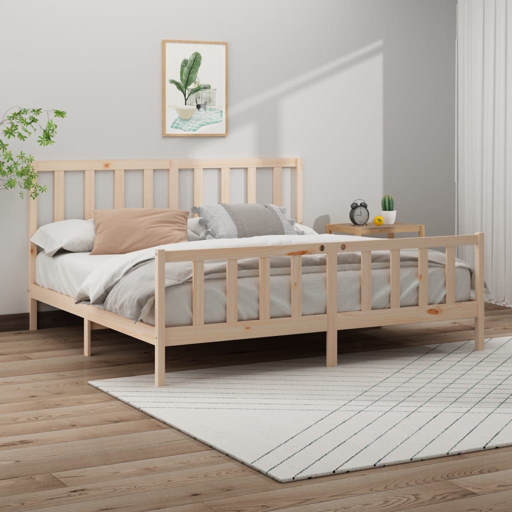 Bedframe massief grenenhout 140x200 cm