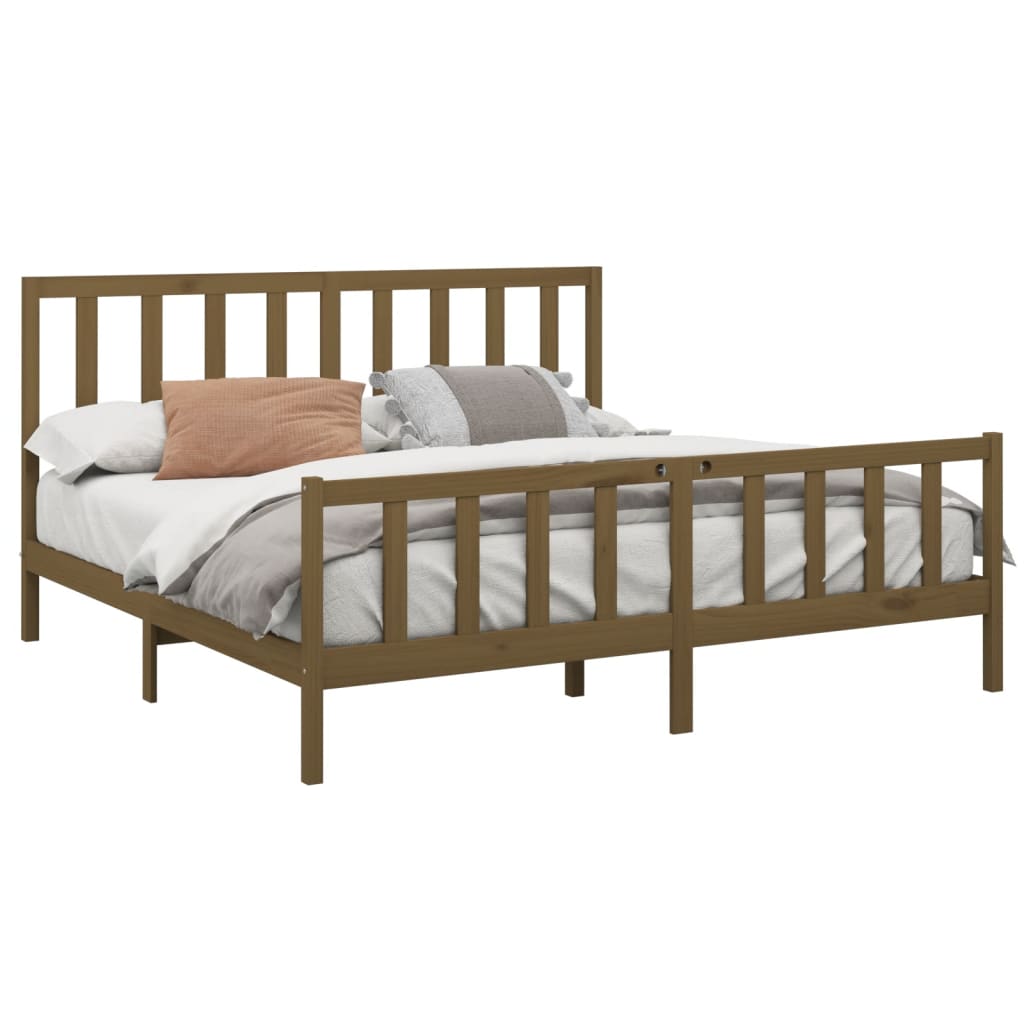 Bedframe massief grenenhout 140x200 cm