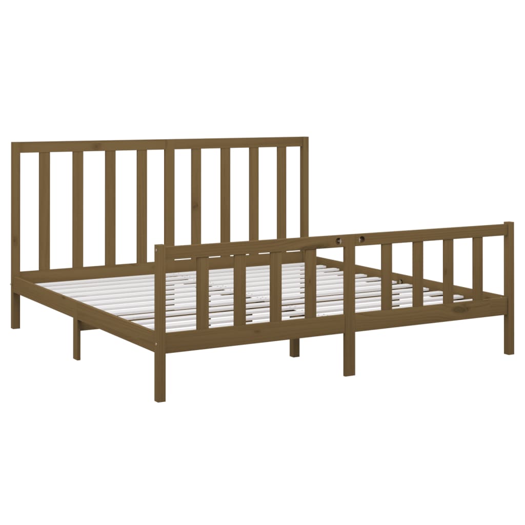 Bedframe massief grenenhout 160x200 cm