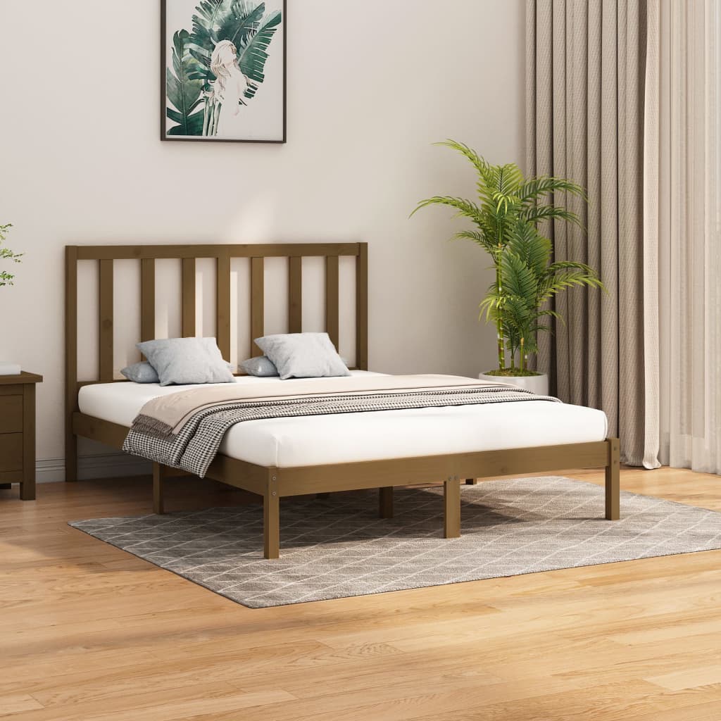 Bedframe massief hout 120x200 cm