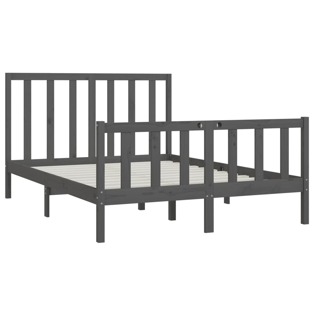 Bedframe massief hout 150x200 cm