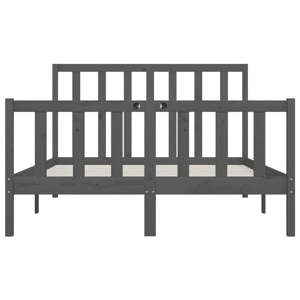 Bedframe massief hout 150x200 cm