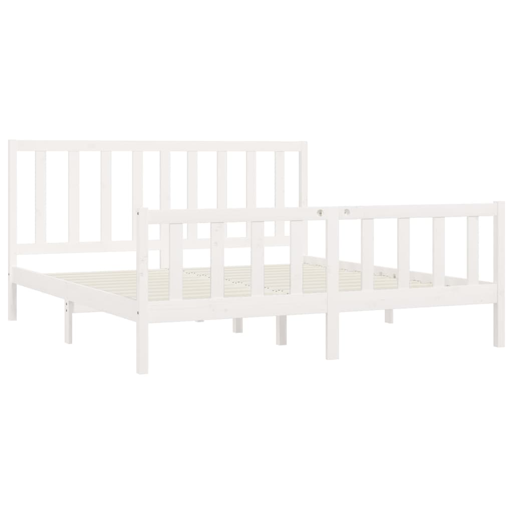 Bedframe massief hout 150x200 cm