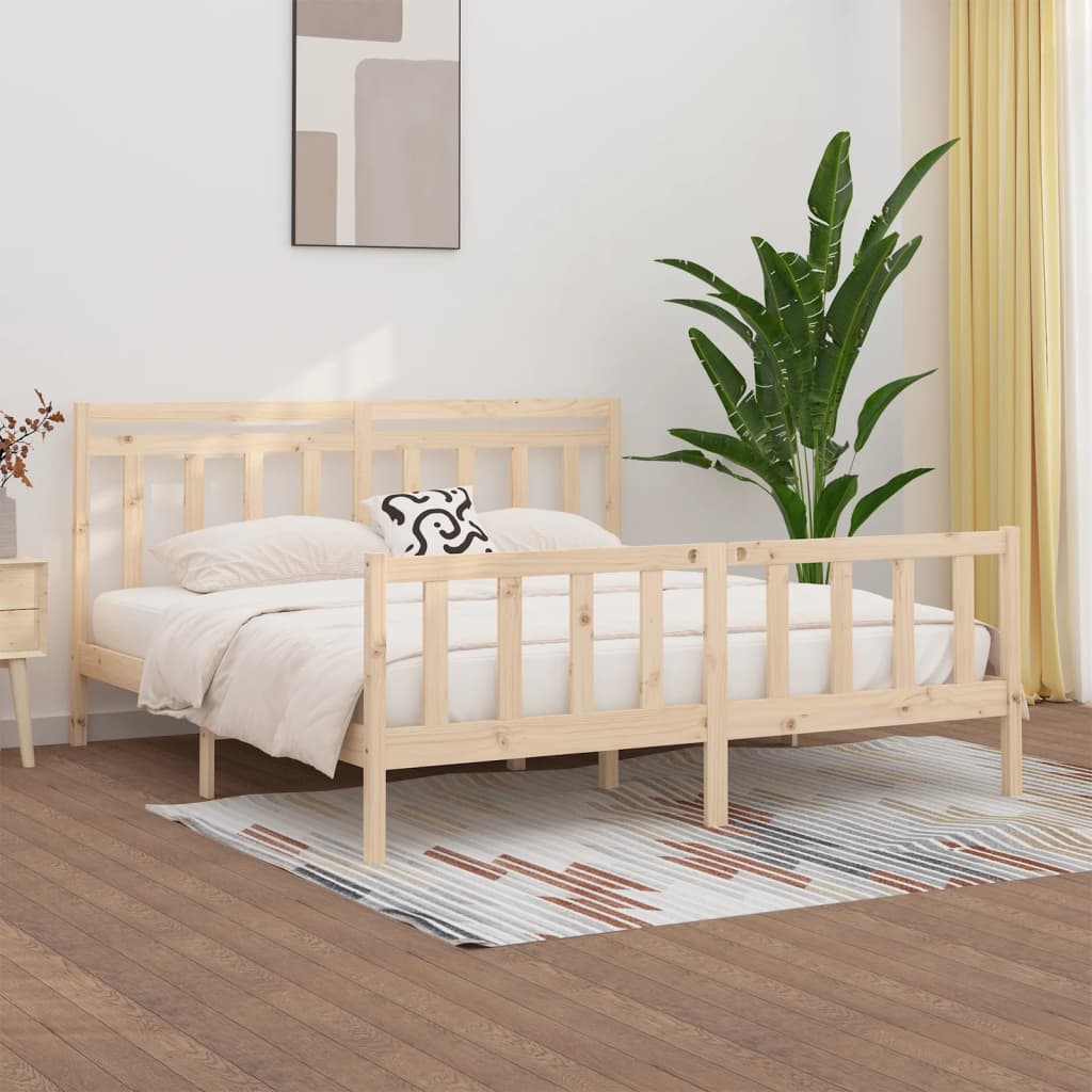 Bedframe massief grenenhout 120x200 cm