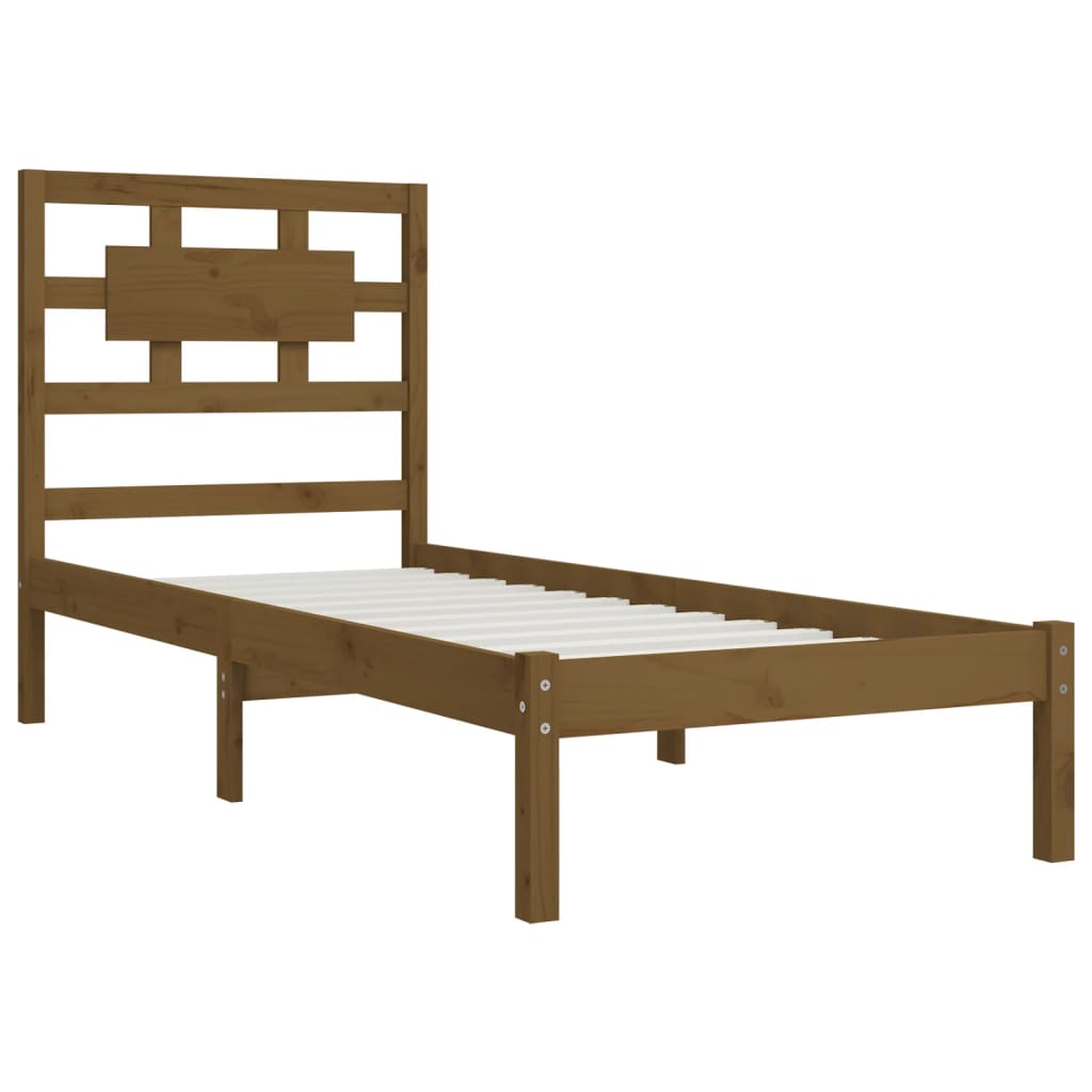 Bedframe massief grenenhout 90x200 cm