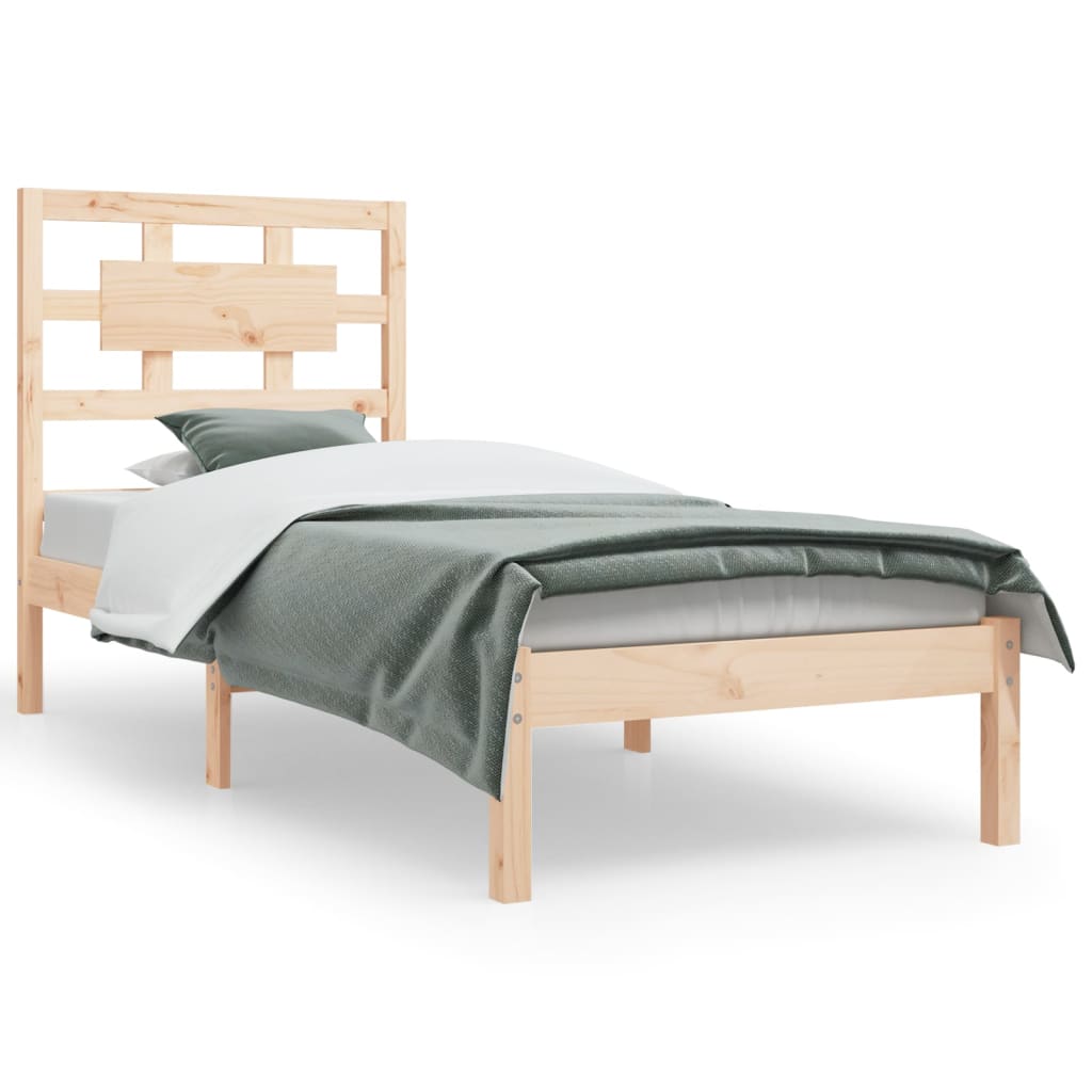 Bedframe massief grenenhout 90x200 cm