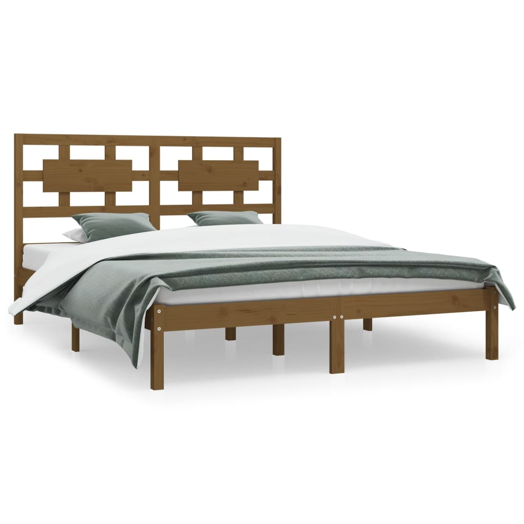 Bedframe massief grenenhout 90x200 cm