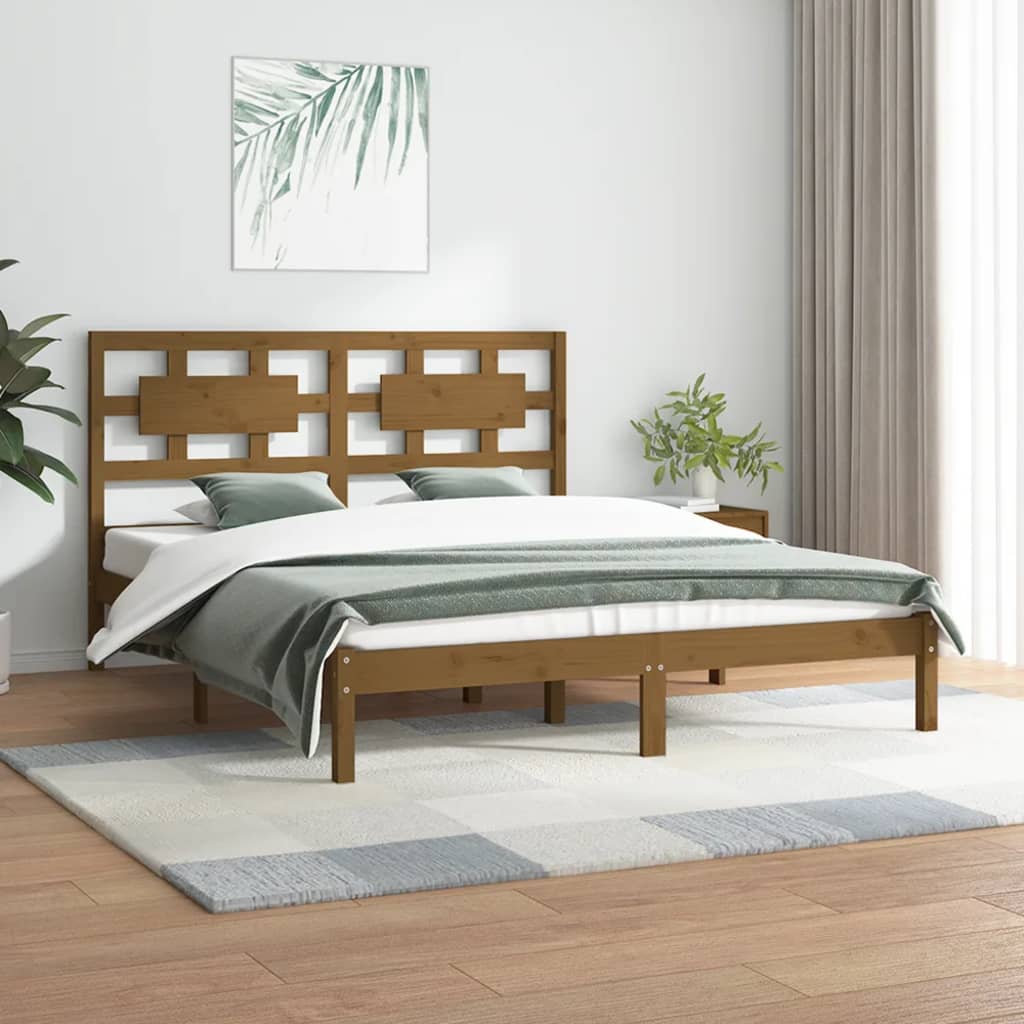 Bedframe massief grenenhout 120x200 cm