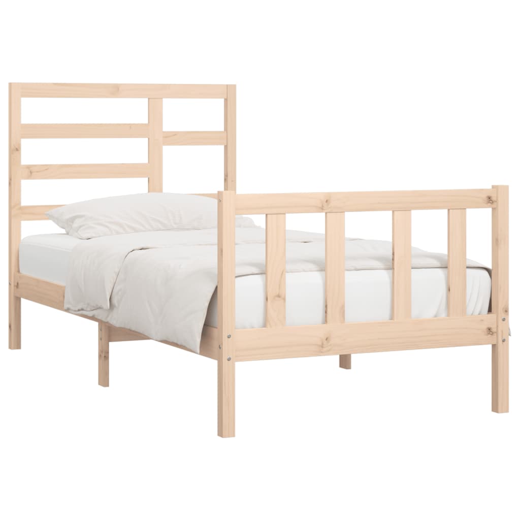 Bedframe massief grenenhout 90x200 cm