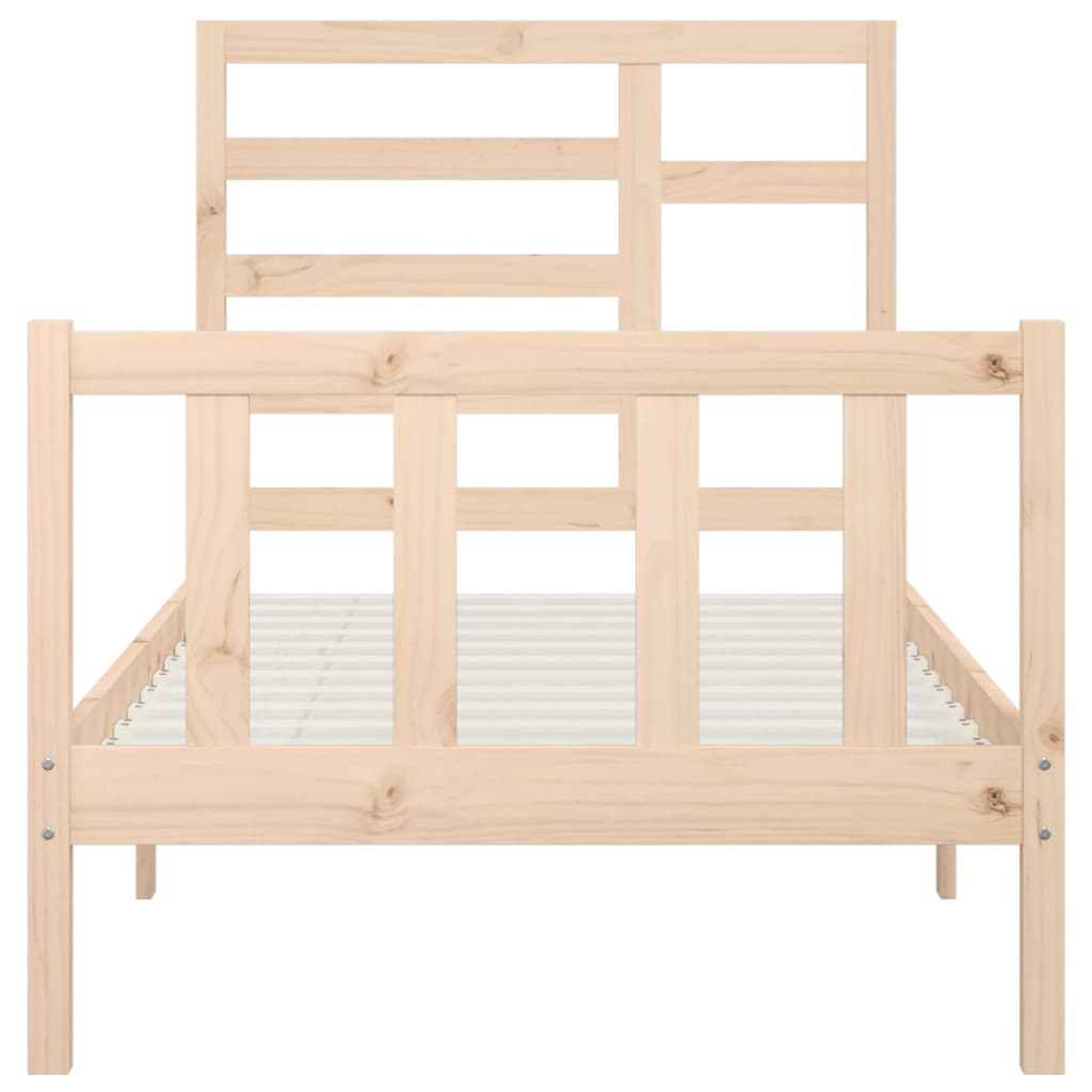 Bedframe massief grenenhout 90x200 cm