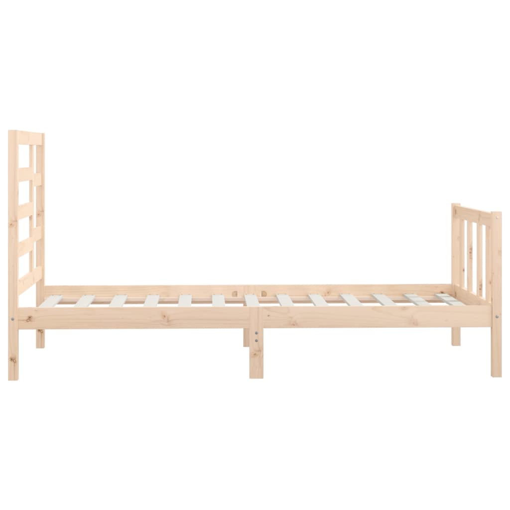 Bedframe massief grenenhout 200x200 cm